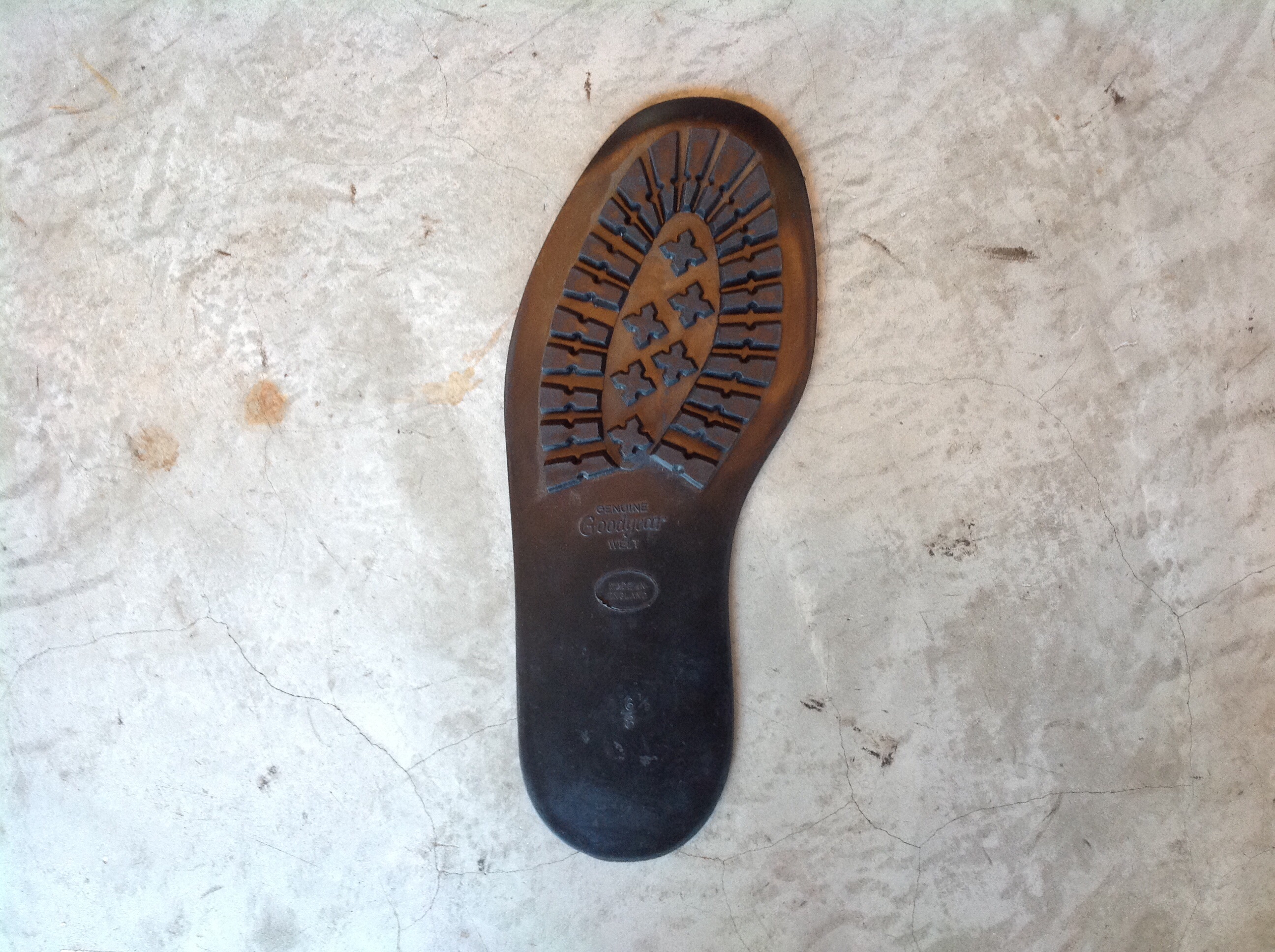 Goodyear sole